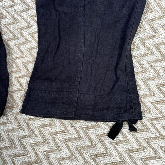 Hei Hei Anthropologie Linen Blend Embroidered Waist Casual Pants - Picture 4 of 7